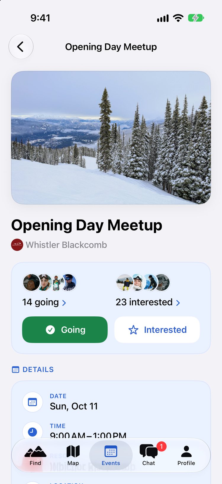 See who's going screen in the Broski iPhone app